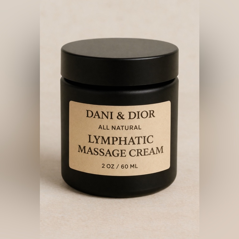Lymphatic Massage Cream 2 oz handcrafted 

For Body Massage & Skin Hydration